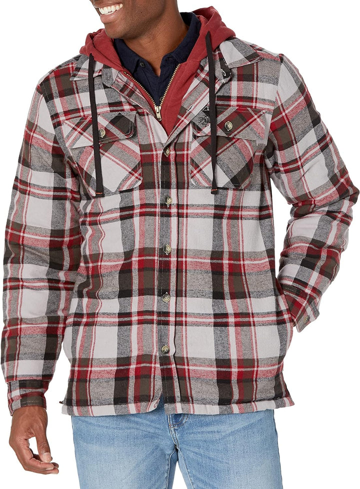 Kevin | Hooded Flannel Jacket