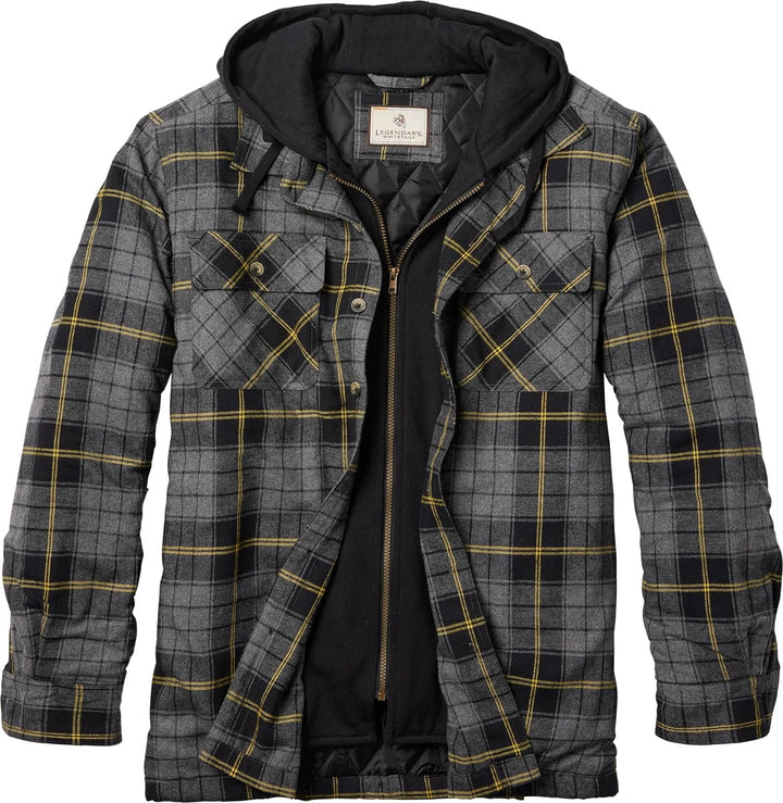 Kevin | Hooded Flannel Jacket