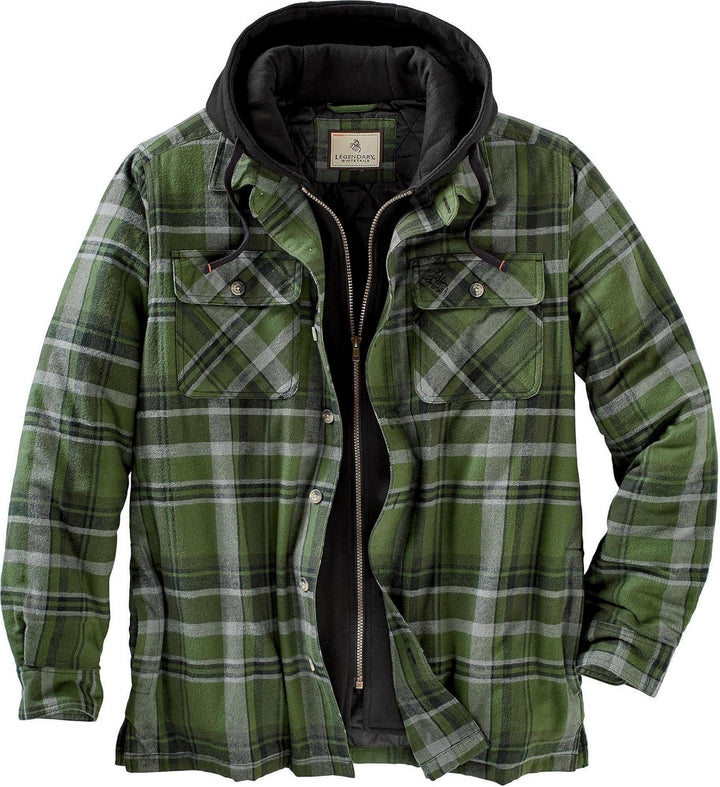 Kevin | Hooded Flannel Jacket