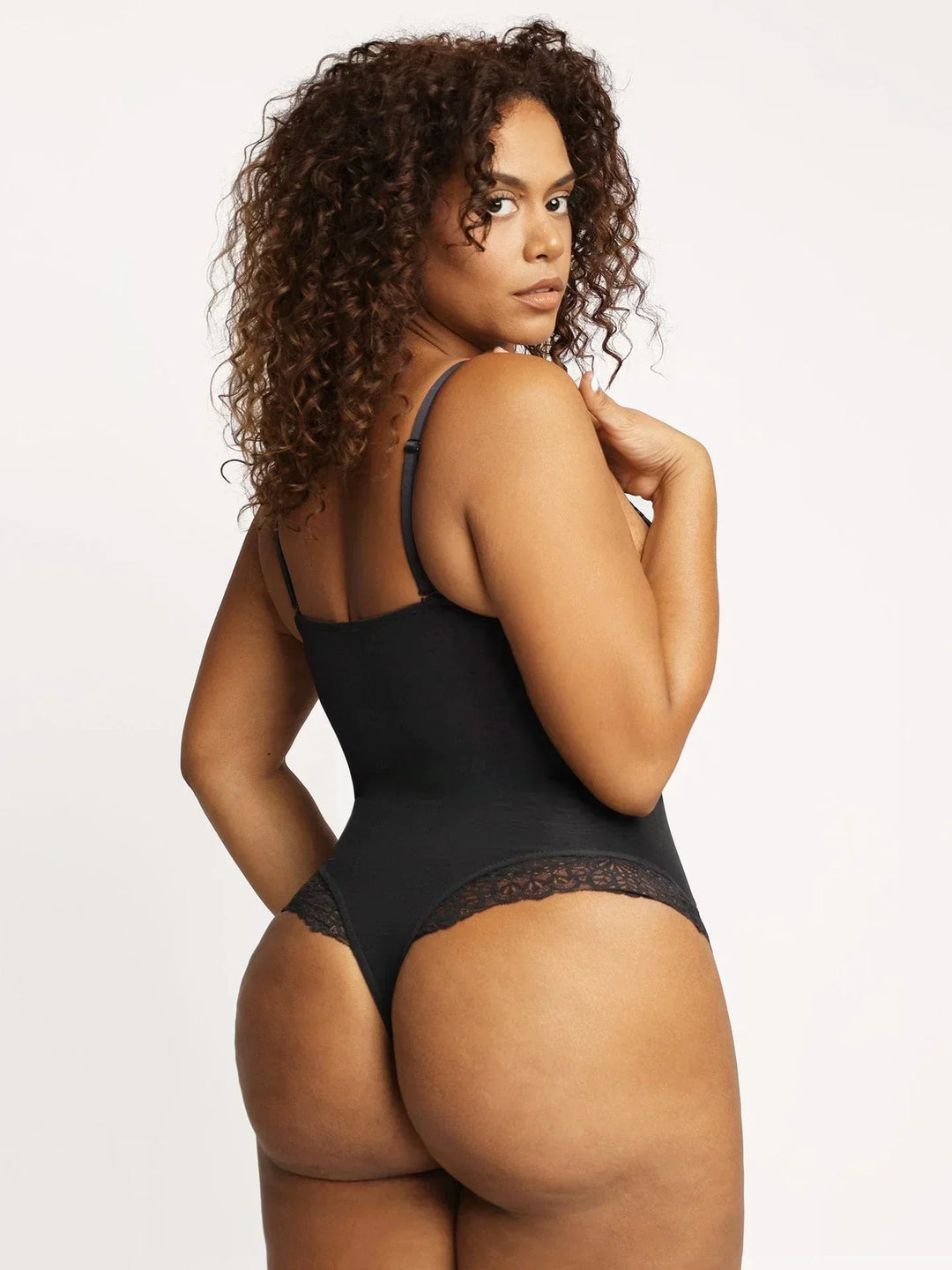 Jeannette | Shapewear Bodysuit with Deep V-Neck