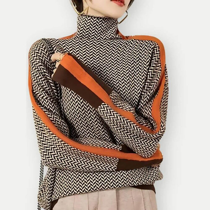 Bianca | Chic High-Neck Sweater