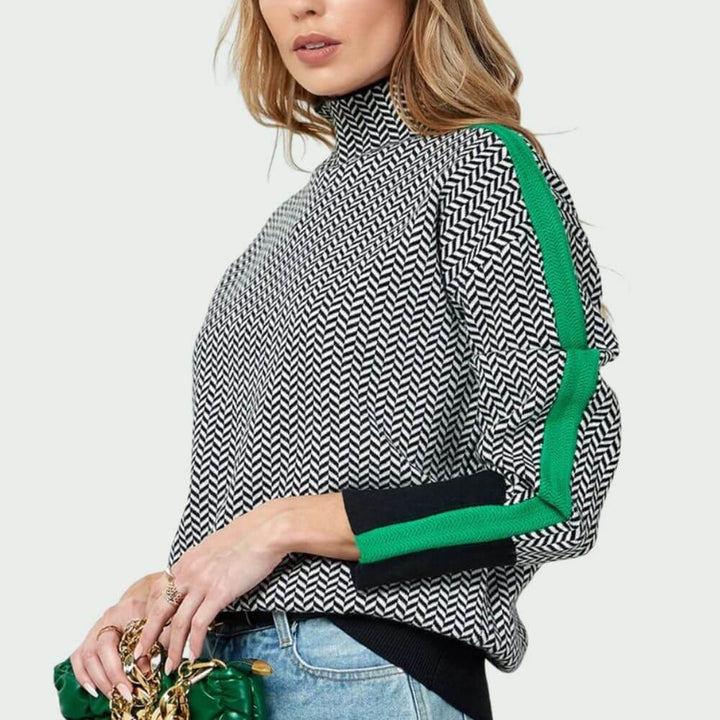 Bianca | Chic High-Neck Sweater