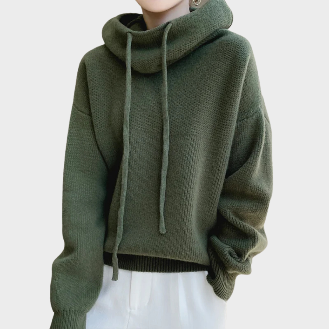 Eileen | Elegant Knit Hoodie Jacket