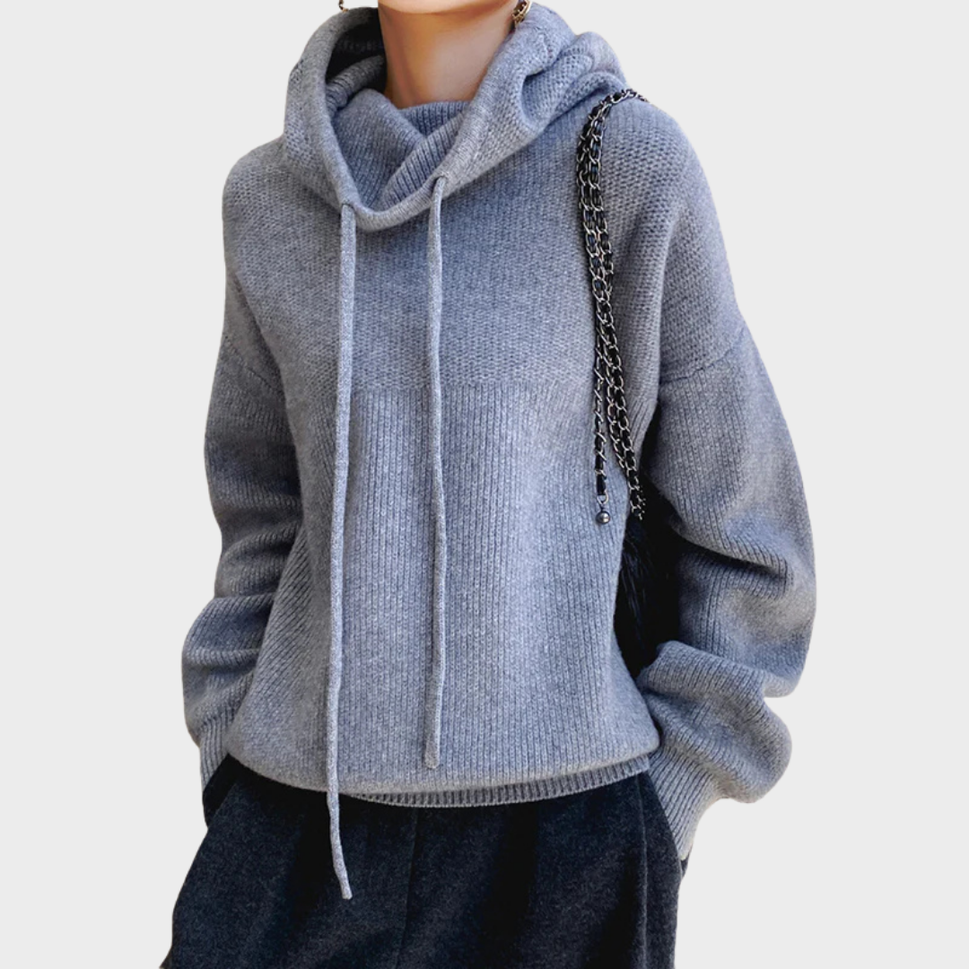 Eileen | Elegant Knit Hoodie Jacket