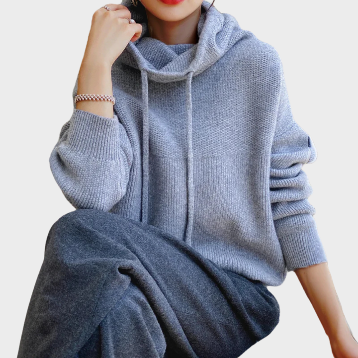 Eileen | Elegant Knit Hoodie Jacket