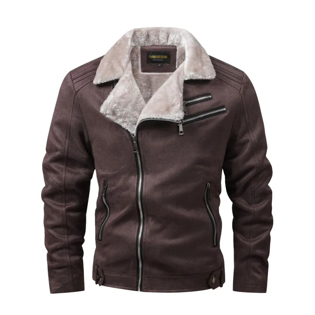 Jesse | Zayn Leather Winter Jacket