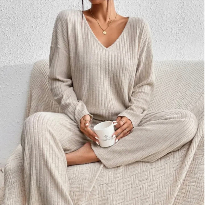 Caroline | Style & Comfort Knitted Set Tops + Pants