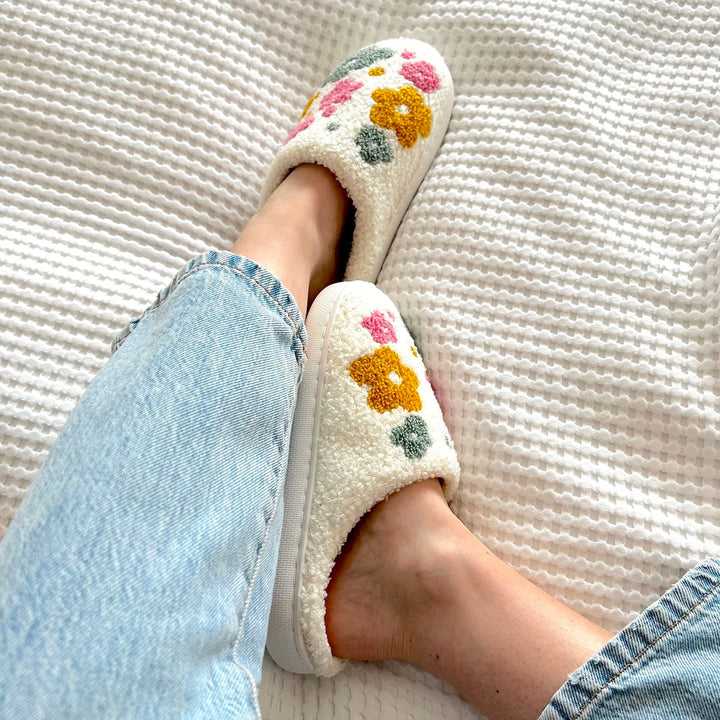 Marcella | Floral Slippers