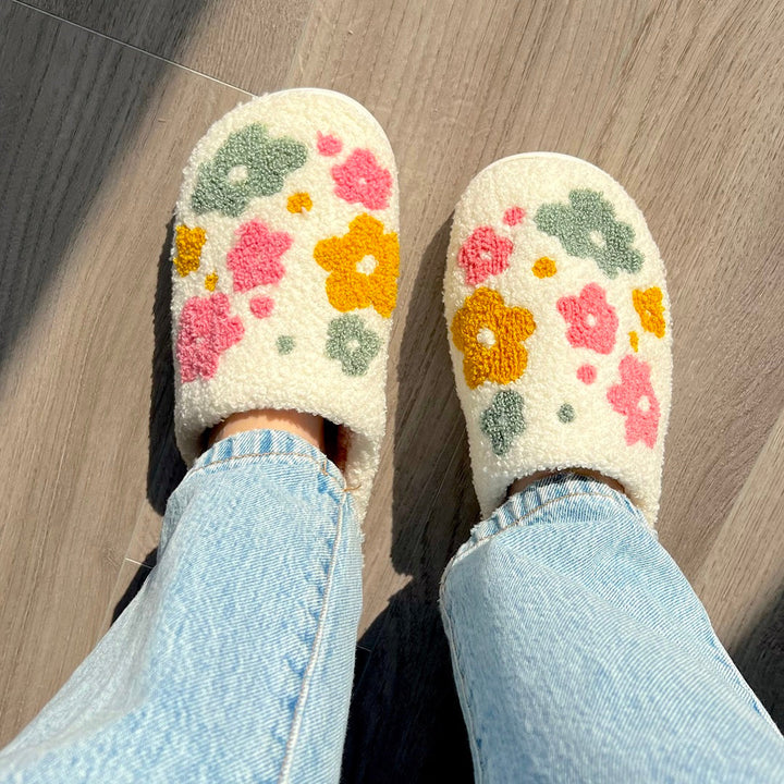 Marcella | Floral Slippers