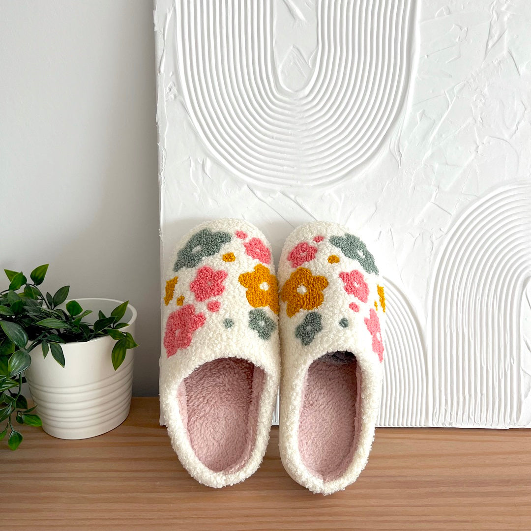 Marcella | Floral Slippers