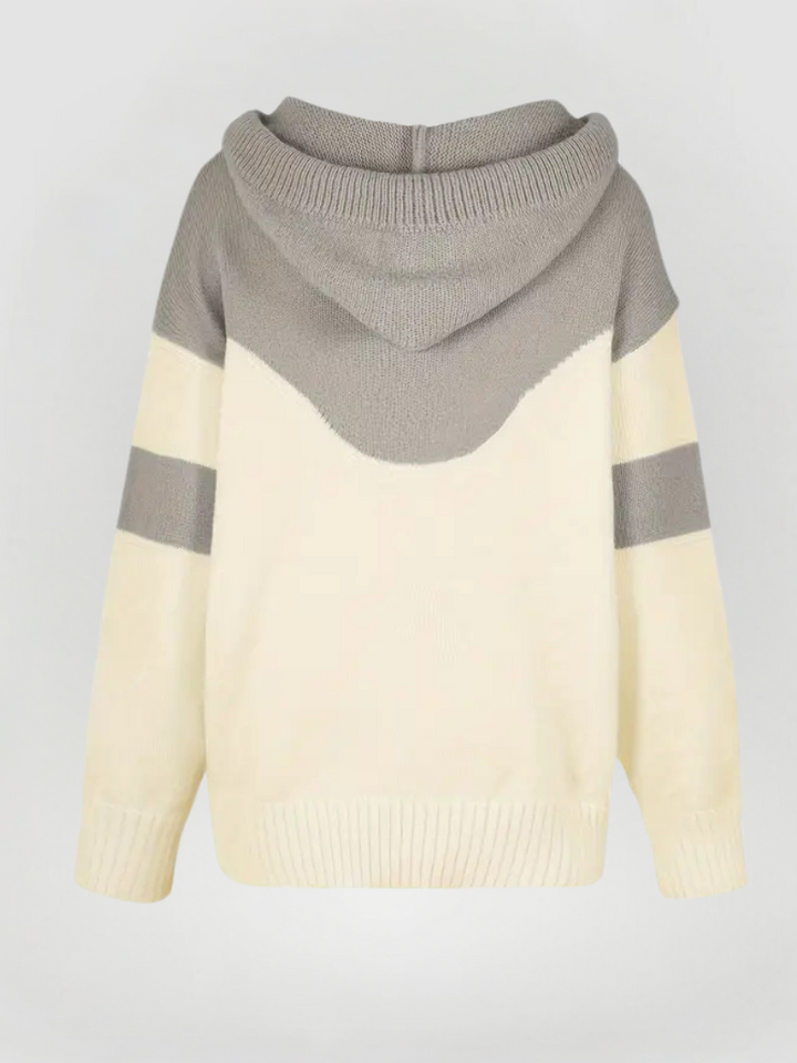 Melody | Knitted Sweater with Adjustable Hoodie