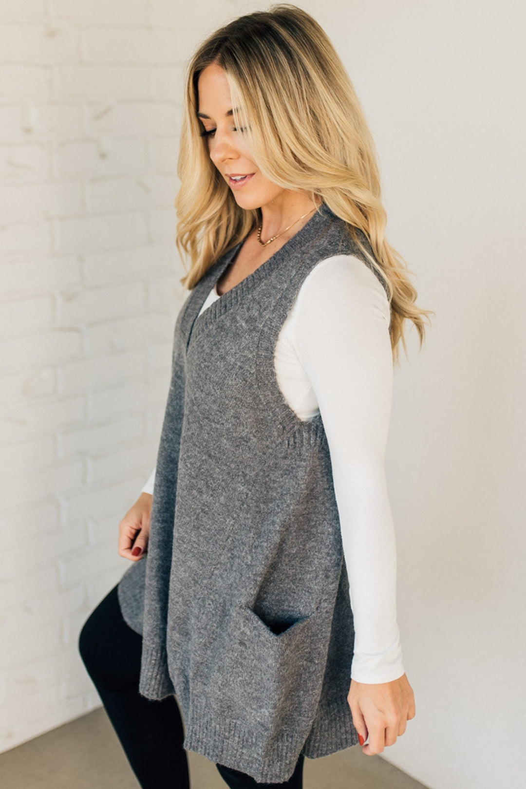 Kimberly | Long Sweater Vest