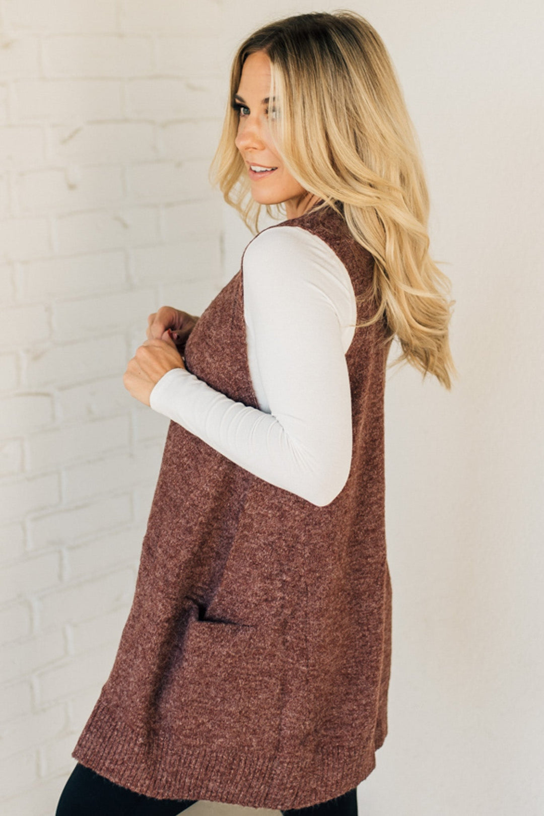 Kimberly | Long Sweater Vest