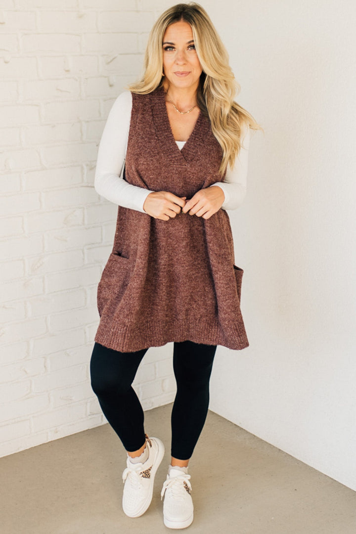 Kimberly | Long Sweater Vest