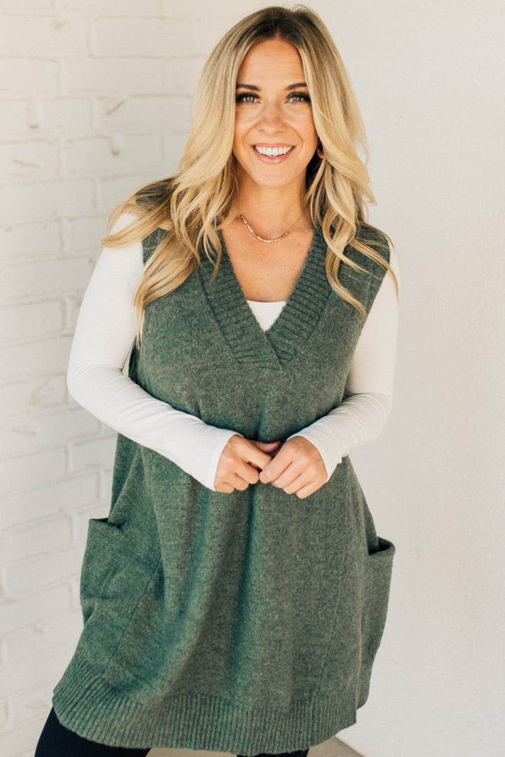 Kimberly | Long Sweater Vest