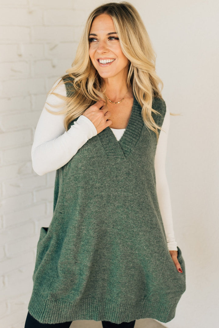 Kimberly | Long Sweater Vest