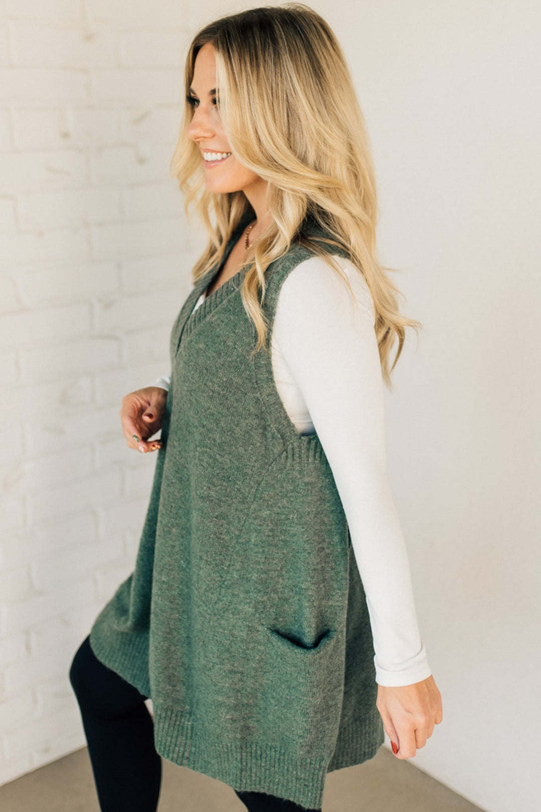 Kimberly | Long Sweater Vest