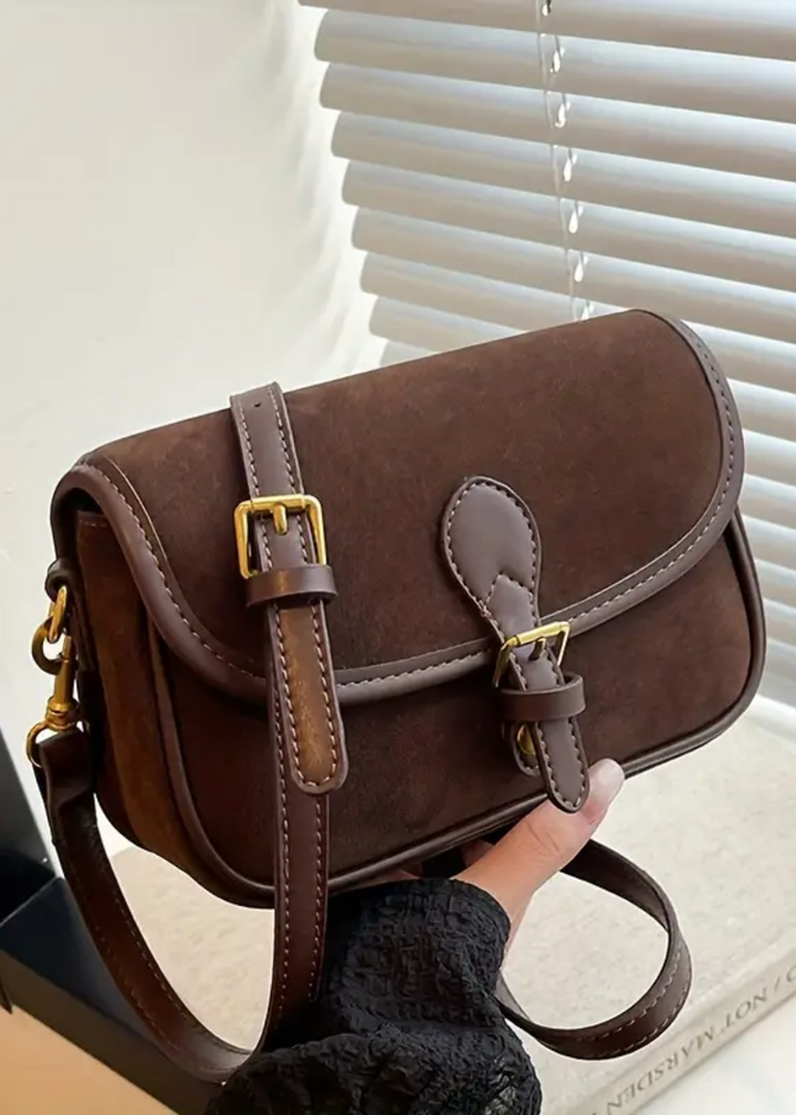 Colleen | Suede Crossbody Bag