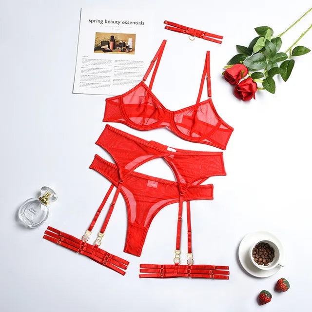 Lana | 4-Piece Lingerie Set