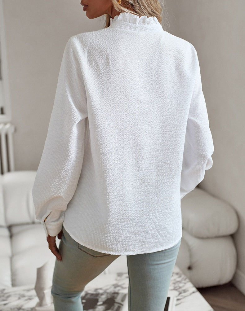 Martha | Elegant Long Sleeve Blouse