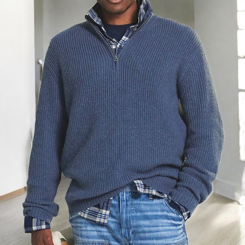 Carl | Half-Zip Collared Sweater