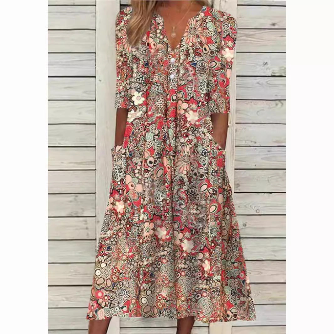 Rica - Floral Summer Dress