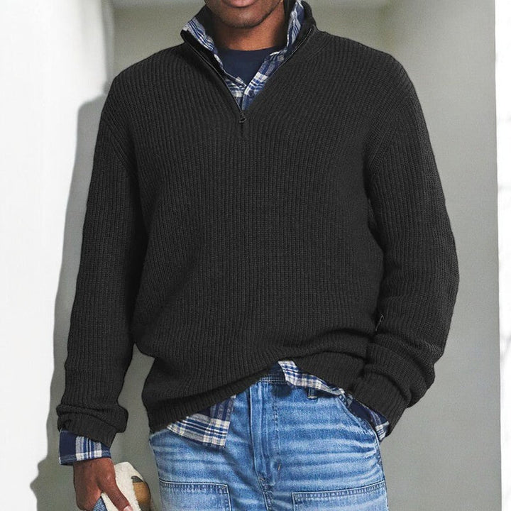 Carl | Half-Zip Collared Sweater