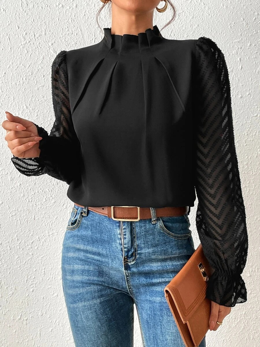 Mikaela | Elegant Long Sleeve Top