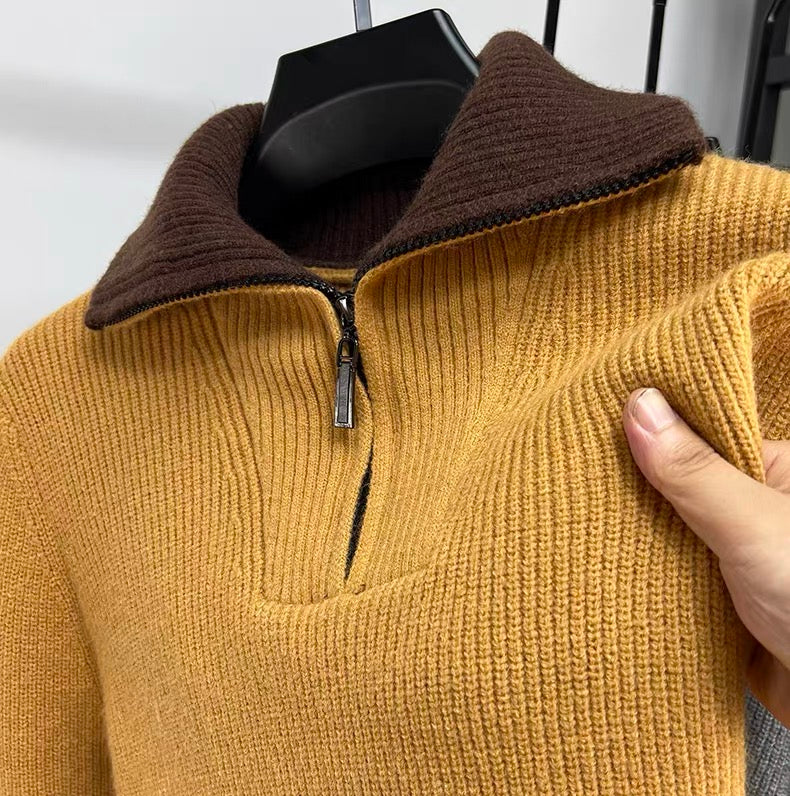 Phillip | Turtleneck Sweater with Ribbed Texture