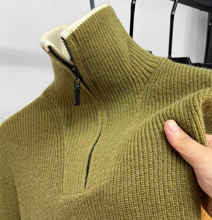 Phillip | Turtleneck Sweater with Ribbed Texture