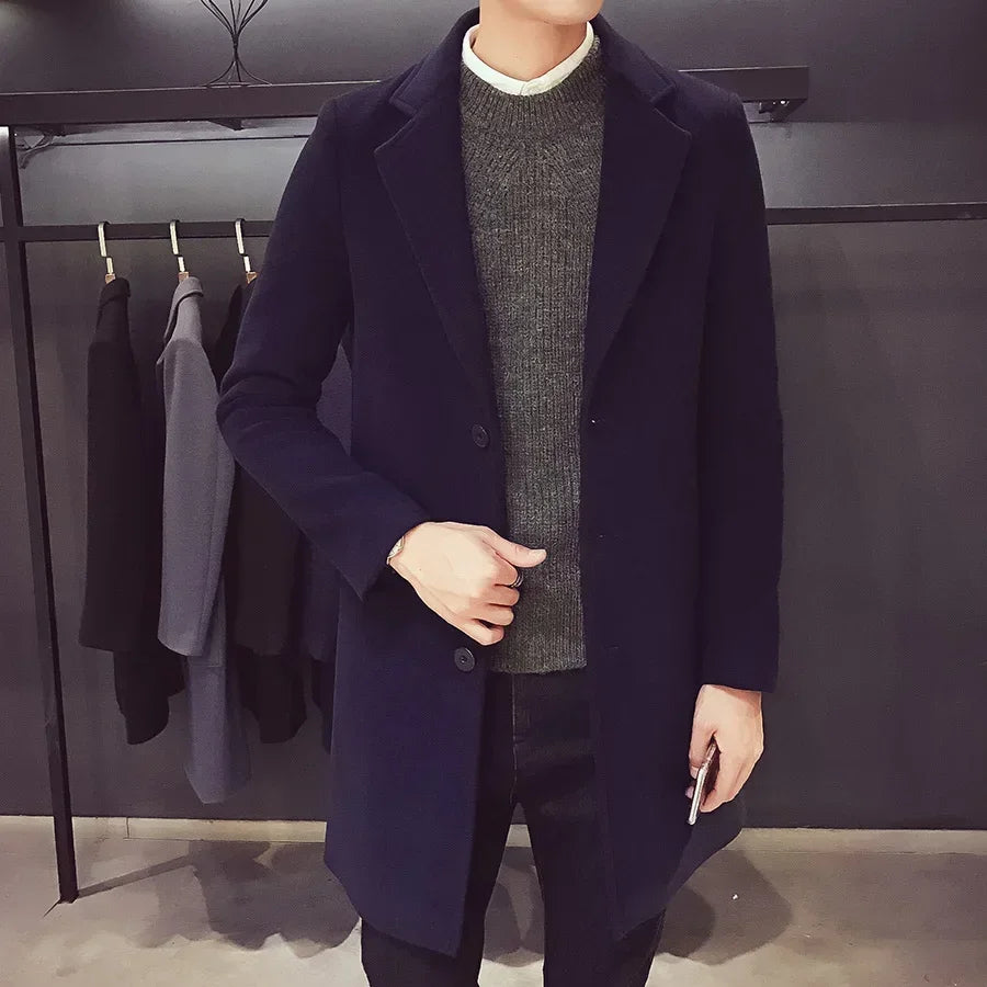 Jose | Classic Wool Blend Overcoat