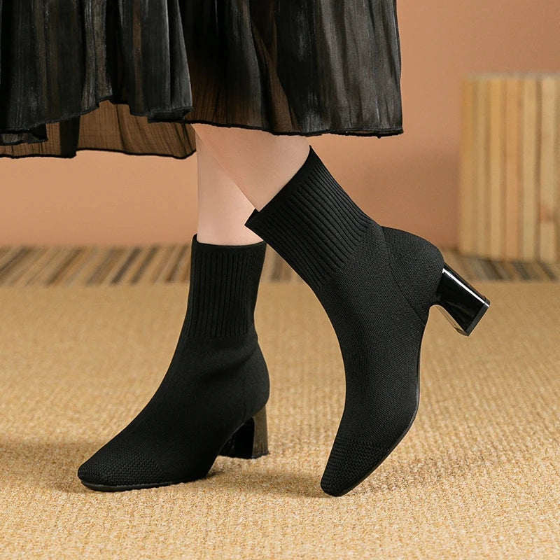 Angel | Elegant Heeled Boots