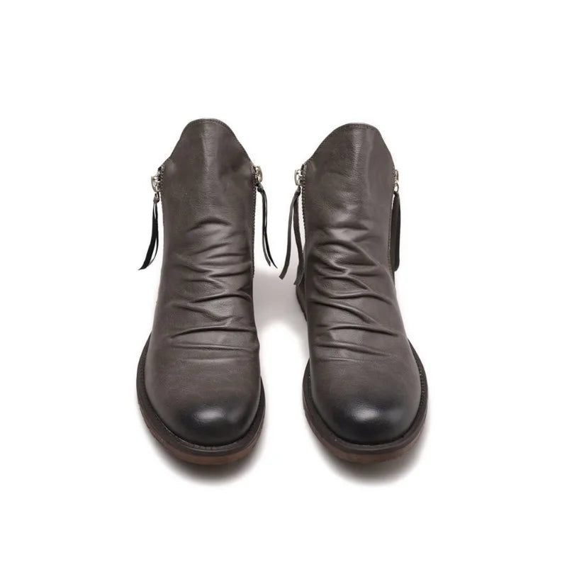 Gabriel | Leather Motorcycle Jacket Shoes