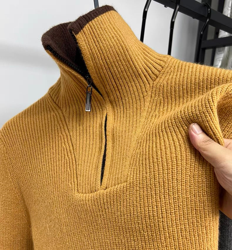 Phillip | Turtleneck Sweater with Ribbed Texture