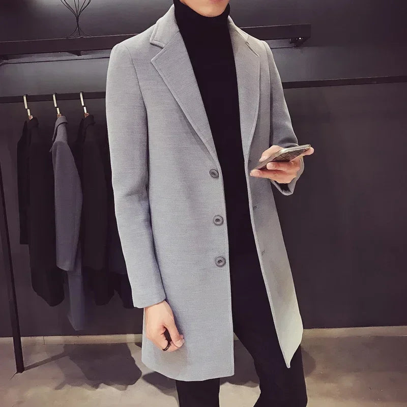 Jose | Classic Wool Blend Overcoat