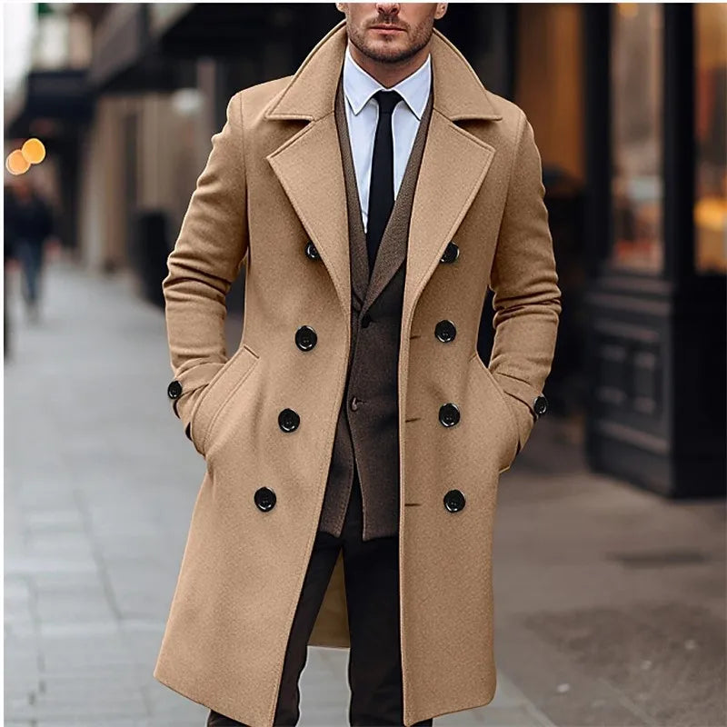 Adam | Prestige Double-Breasted Wool Coat