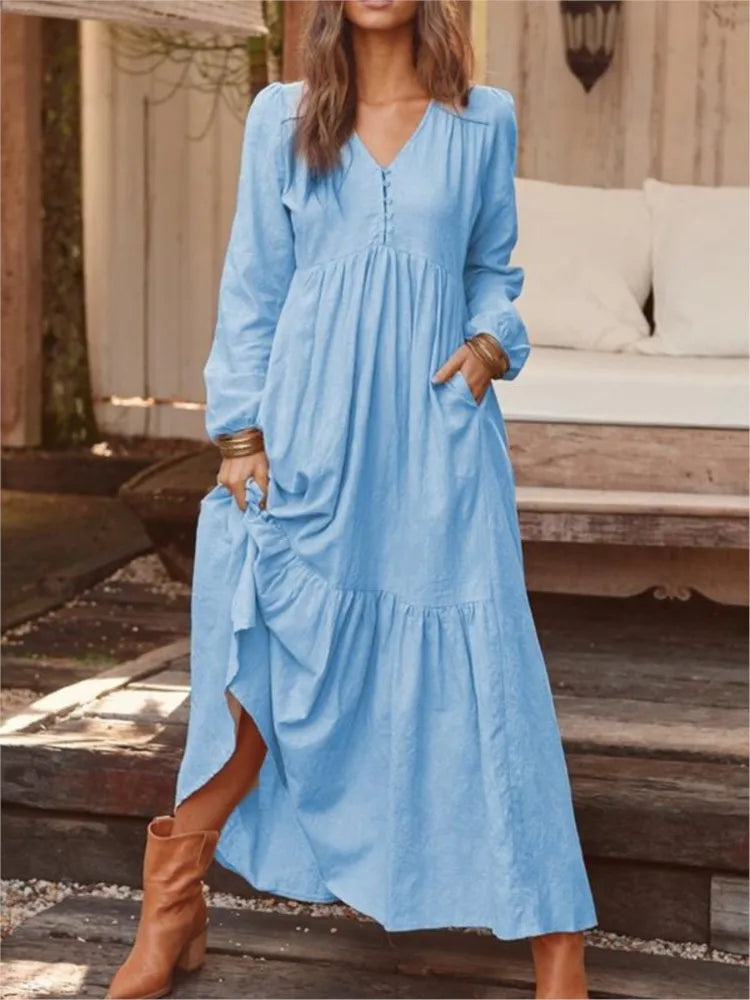 Shannon Classic Long Sleeve Dress