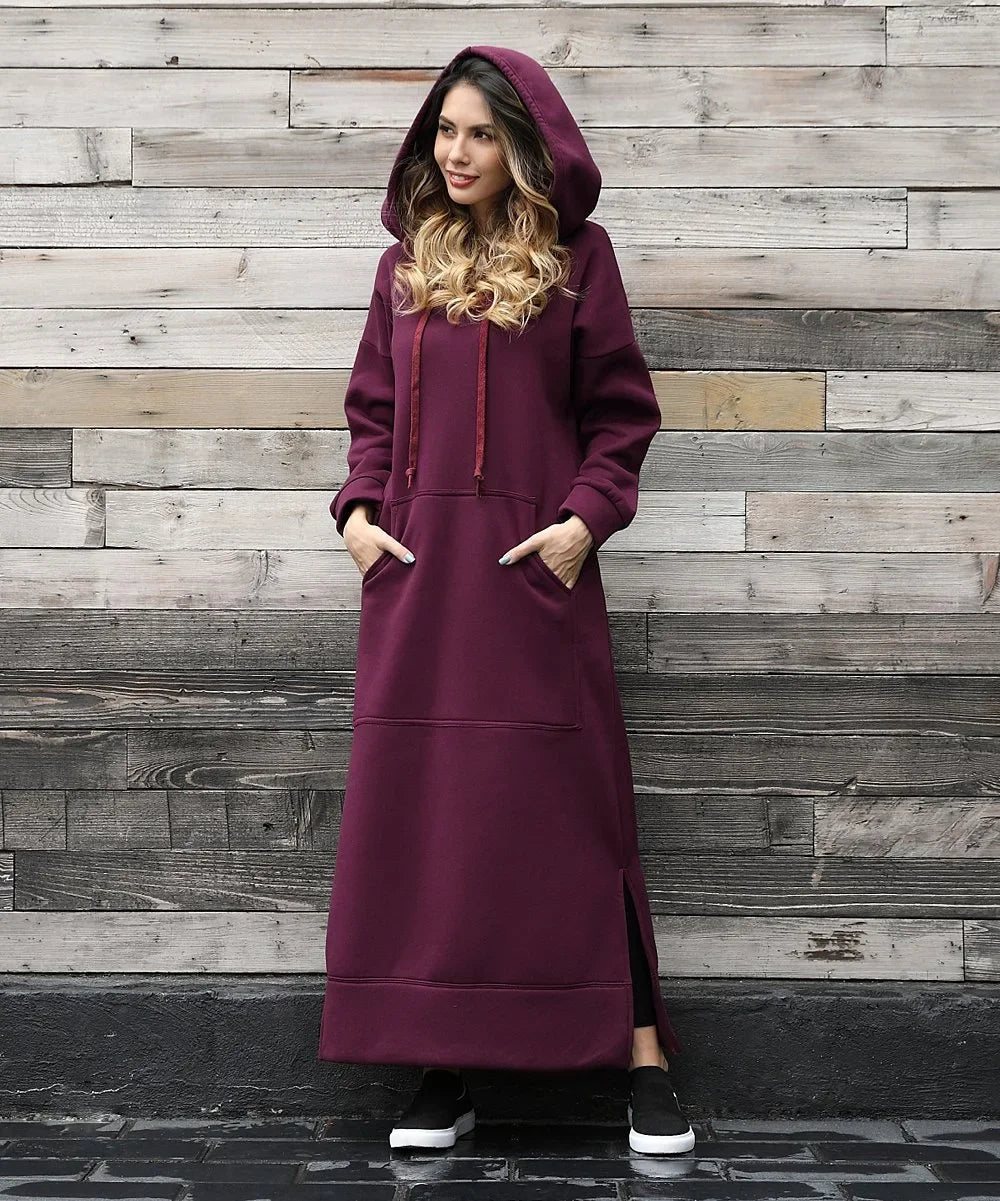 Elena | Hooded Dress