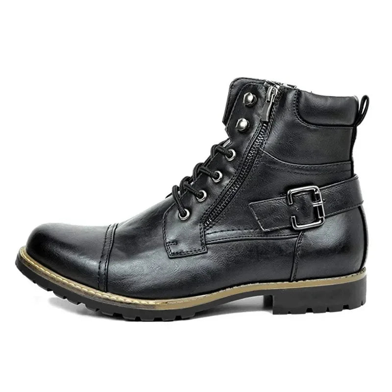 Oliver | Leather Boots with Laces