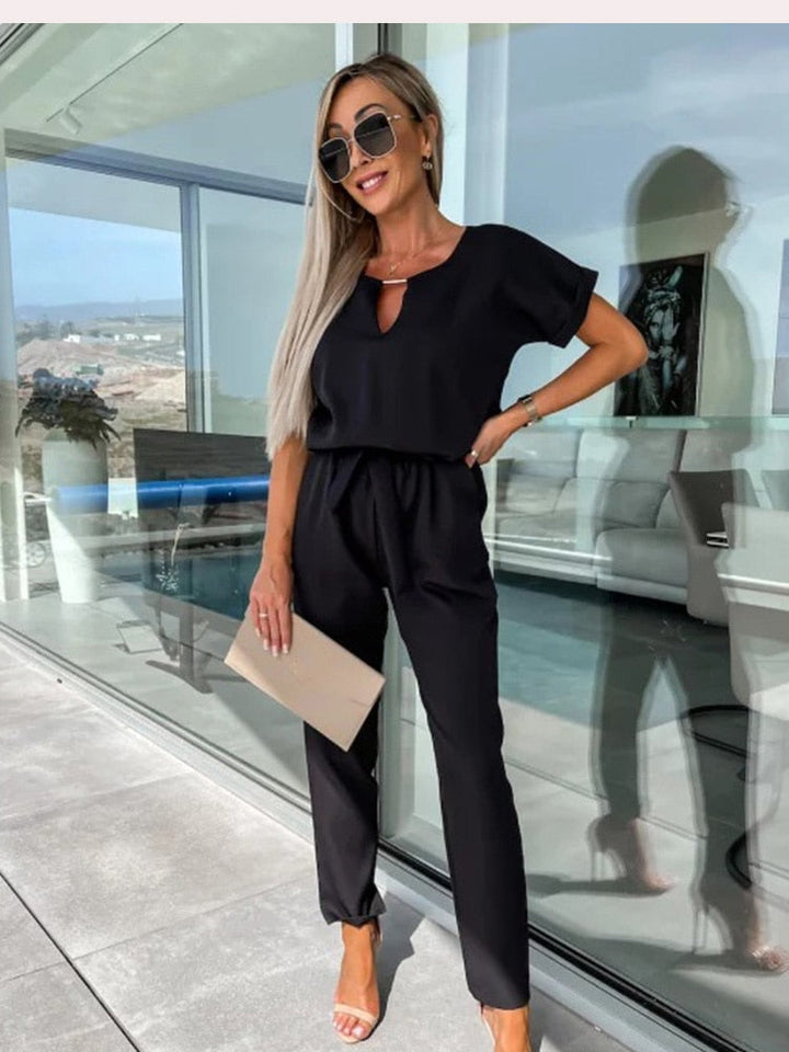 Denise | Elegant Jumpsuit Tops+Pants