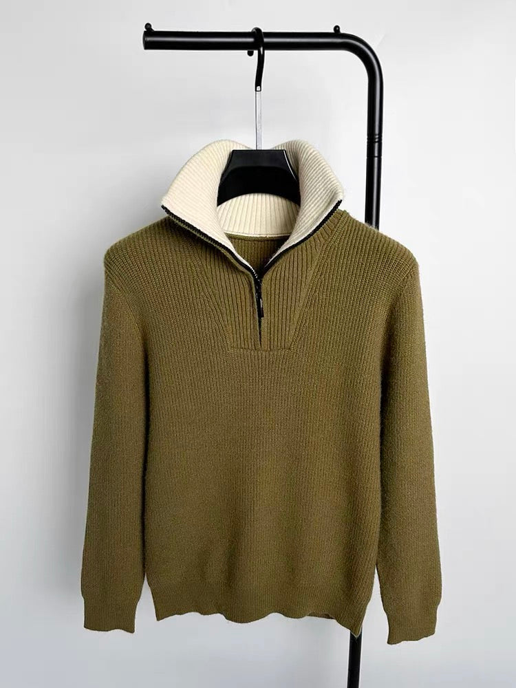 Phillip | Turtleneck Sweater with Ribbed Texture