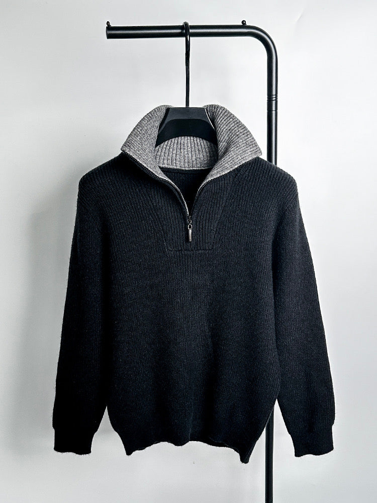 Phillip | Turtleneck Sweater with Ribbed Texture