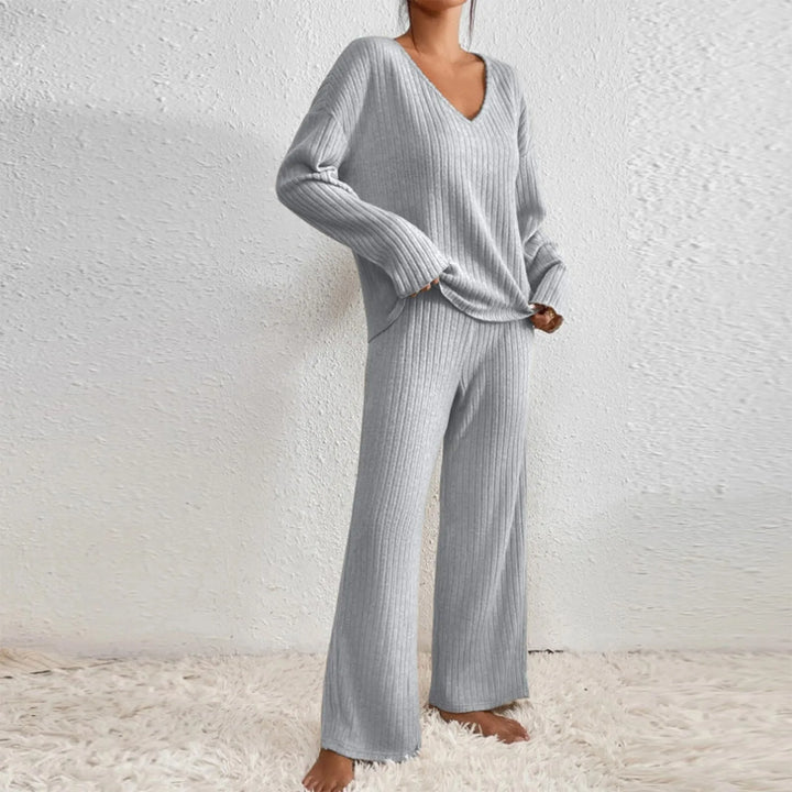 Caroline | Style & Comfort Knitted Set Tops + Pants