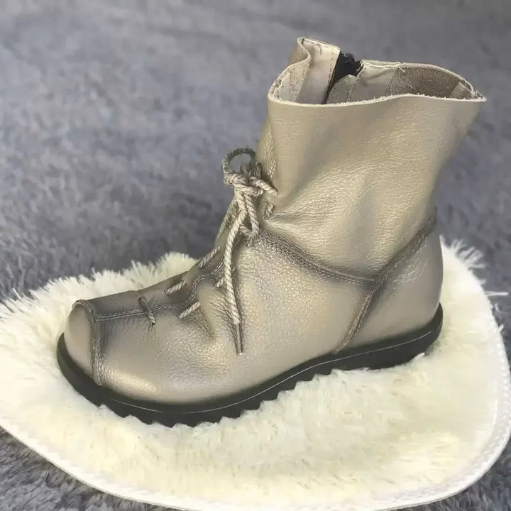 Camila | Cozy Chic Leather Boots