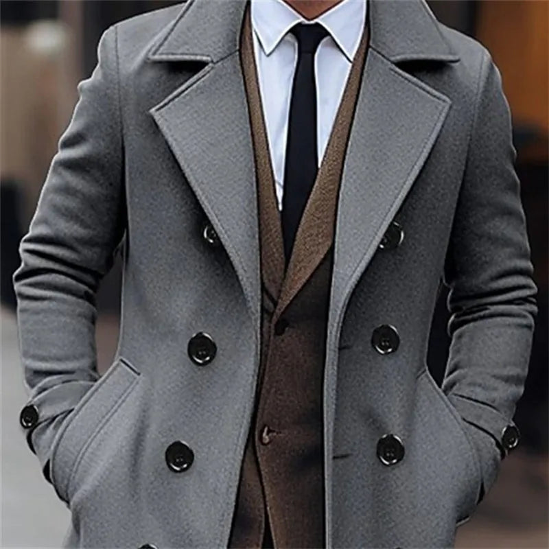 Adam | Prestige Double-Breasted Wool Coat