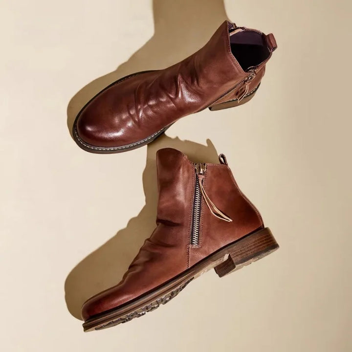 Gabriel | Leather Motorcycle Jacket Shoes