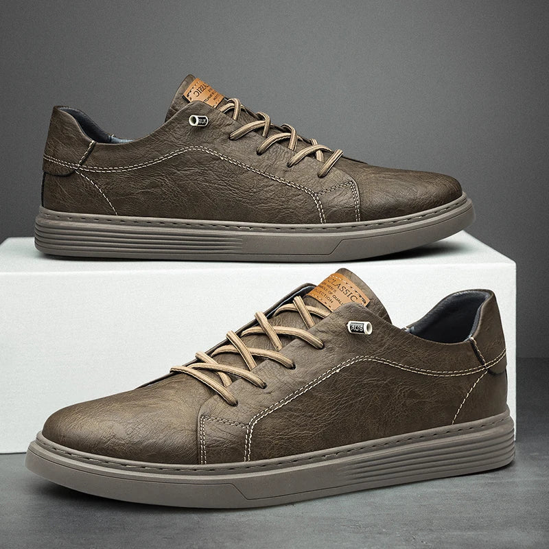 Mathew | Elegant Leather Sneakers