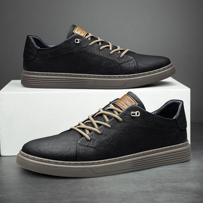 Mathew | Elegant Leather Sneakers