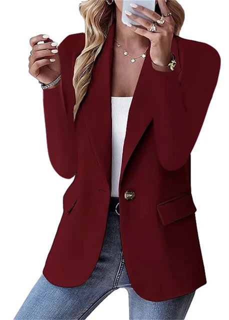 Christine| Classic Blazer with Lapels