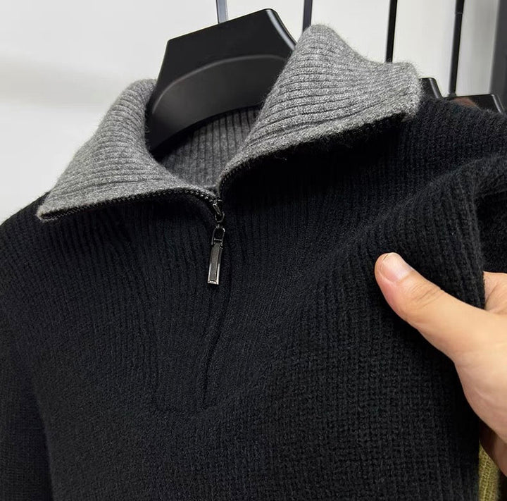 Phillip | Turtleneck Sweater with Ribbed Texture